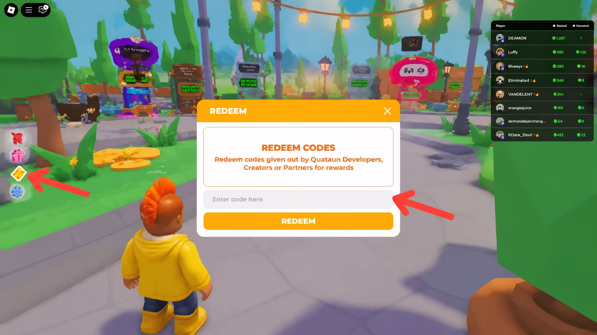 redeem Roblox pls donate Codes
