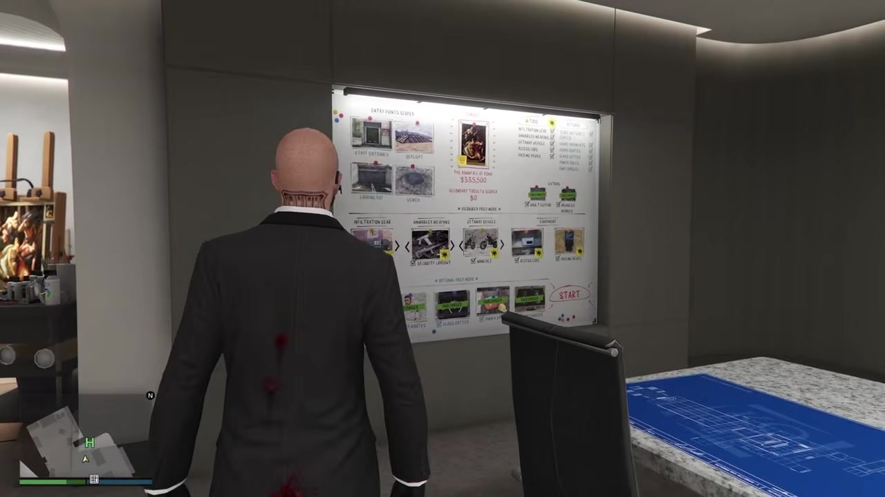 Finish the first heist run