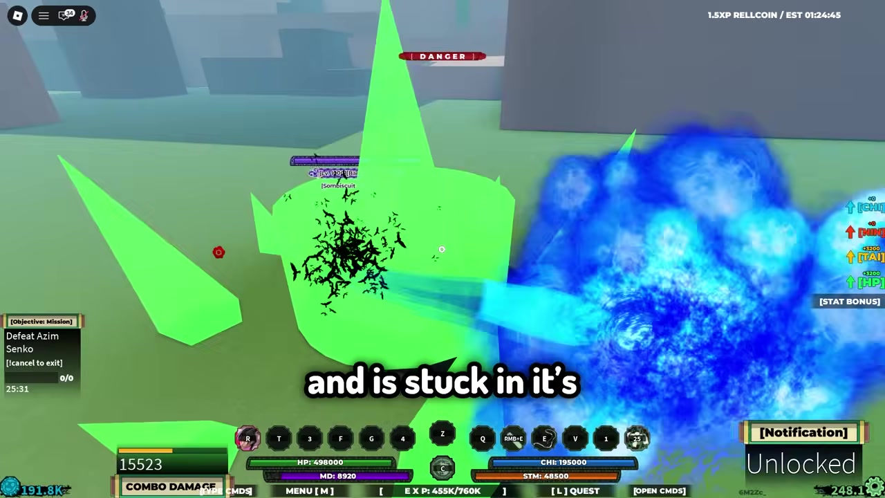 Finish from the damage loop