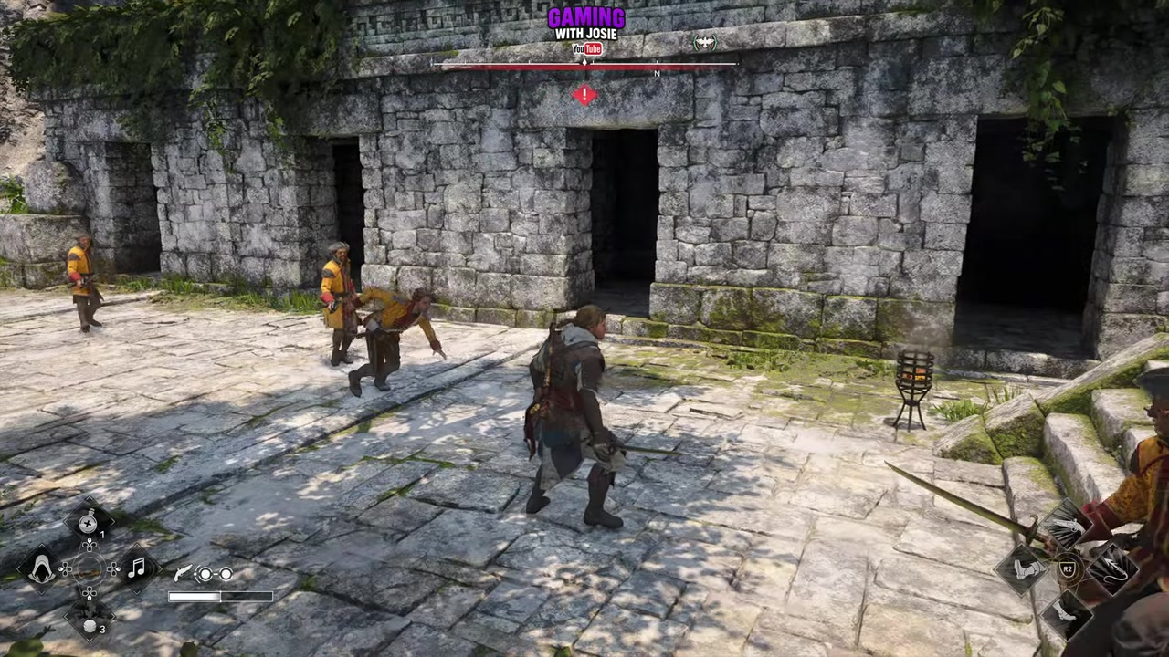Chain four takedowns
