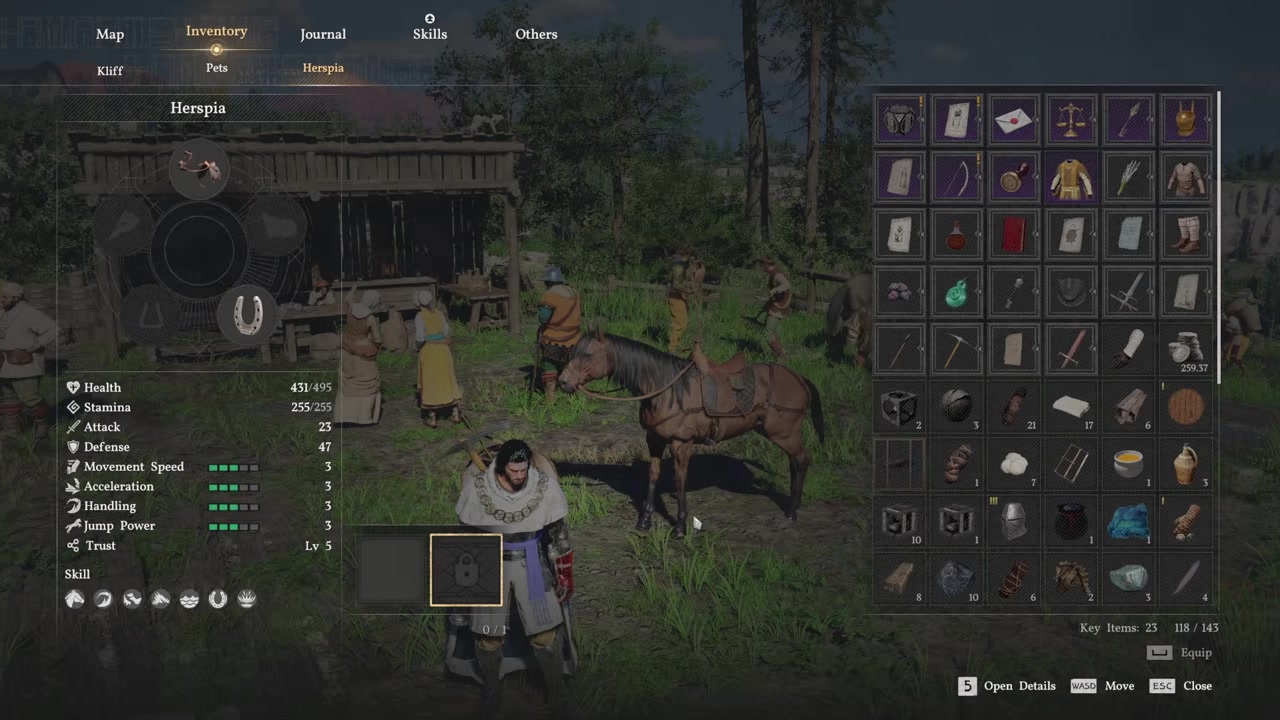Ride the horse around