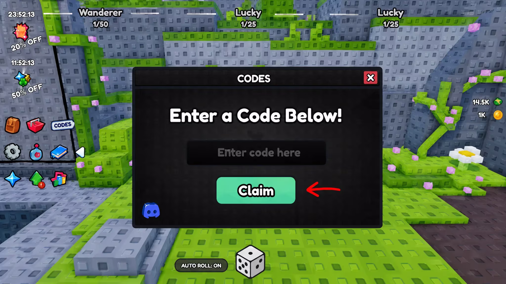 Redeem Luck Incremental Codes