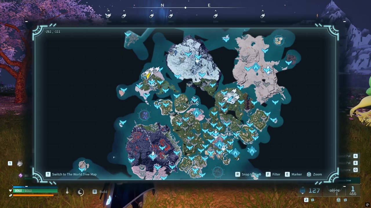 Mark the left-side location