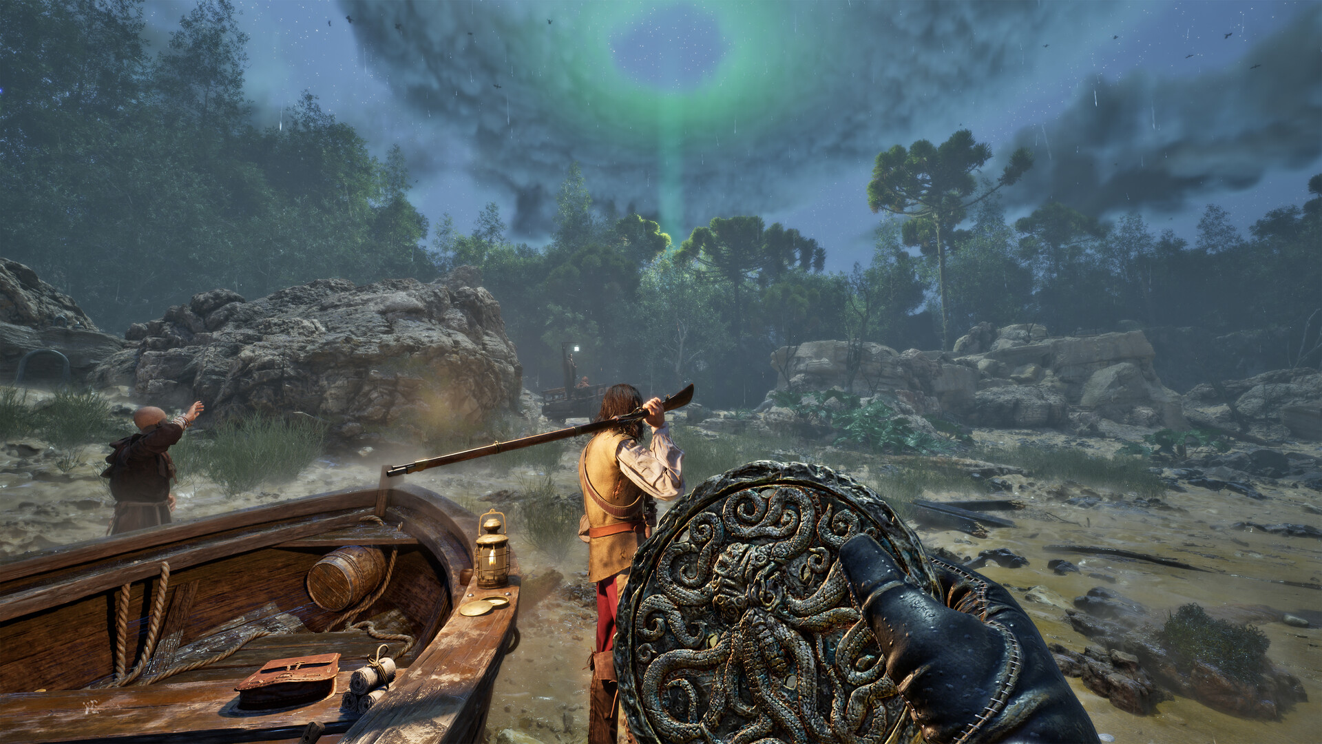 Official screenshot from The Mound: Omen of Cthulhu.
