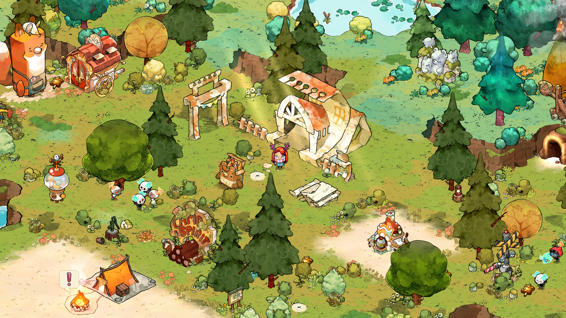Official screenshot from Cozy Grove: Camp Spirit.
