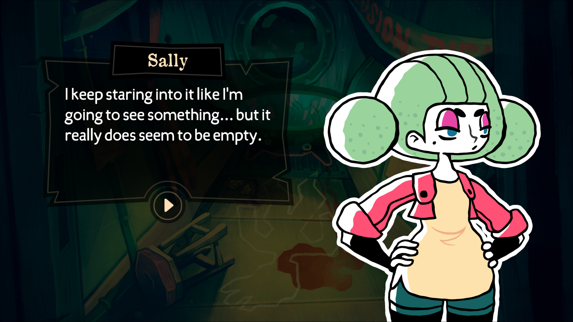 Official screenshot from The Mermaid Mask.
