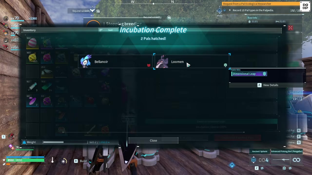 Put the passive Pal in your party