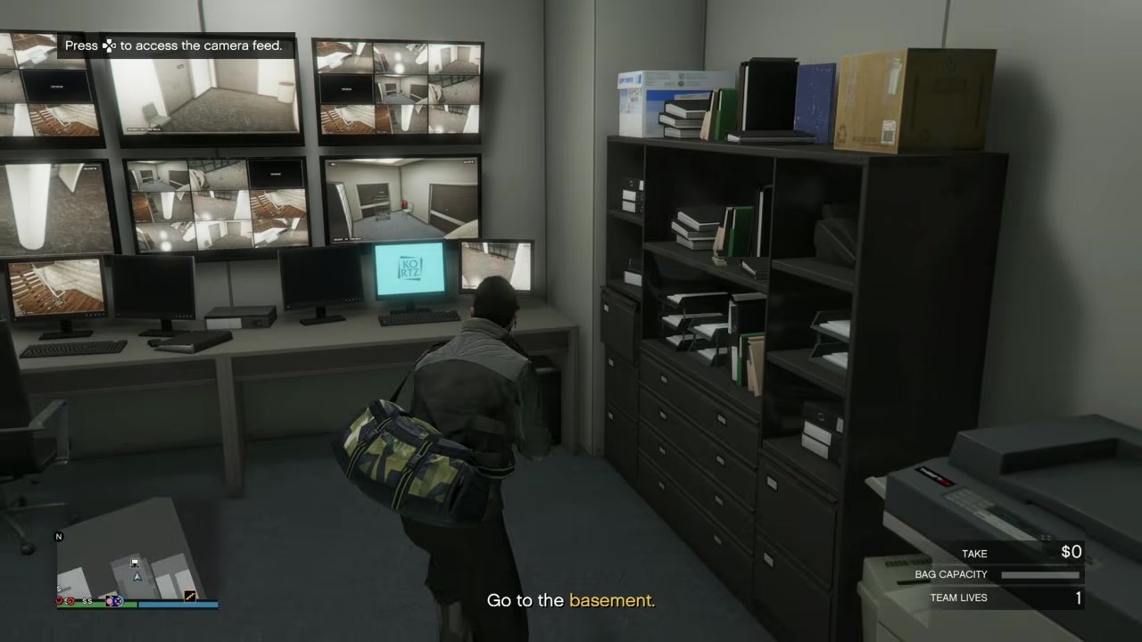Use the security cameras