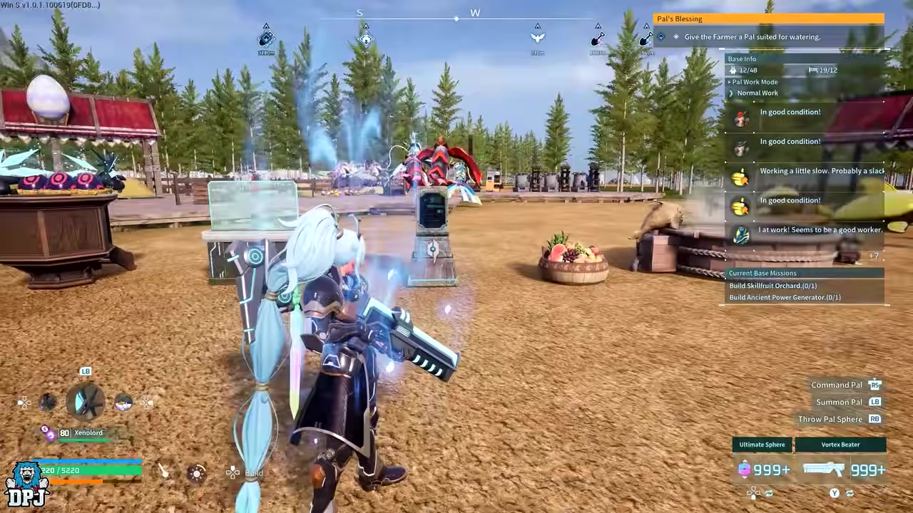 Place the core base