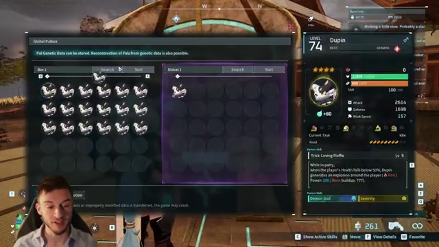 Deposit the donor in the Global Pal Box
