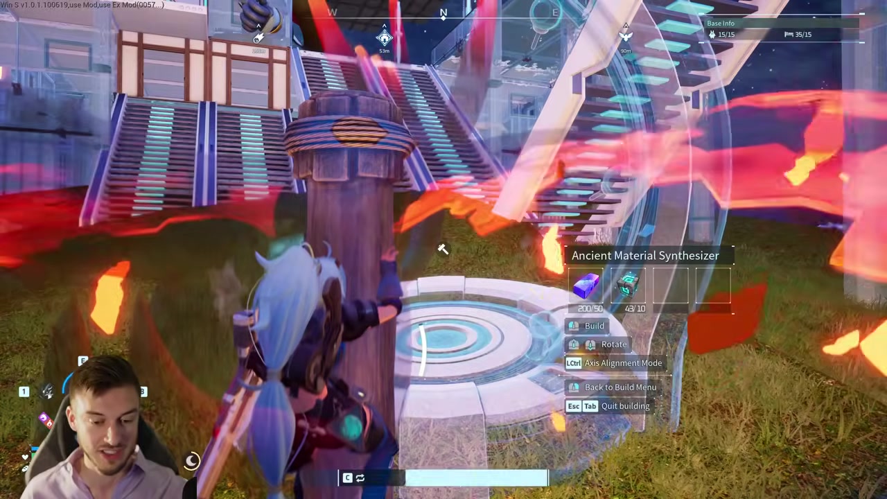 Line up the flickering placement
