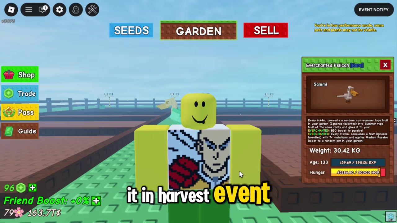 Plant Transcendent fruit