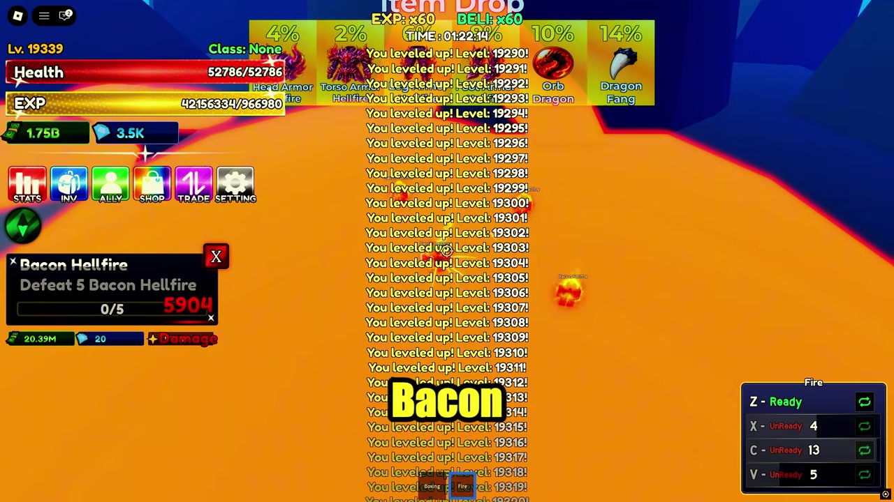 Stack 2x EXP first