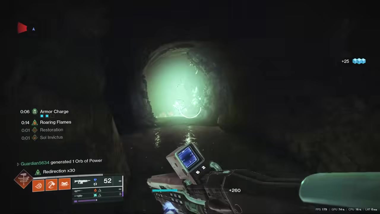 Shoot the symbol by the door