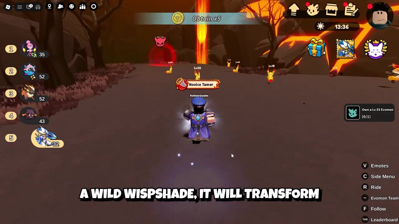 Find Wispuff toward the back of the island