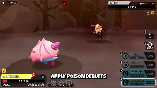 Evolve Wispuff into Wisphex