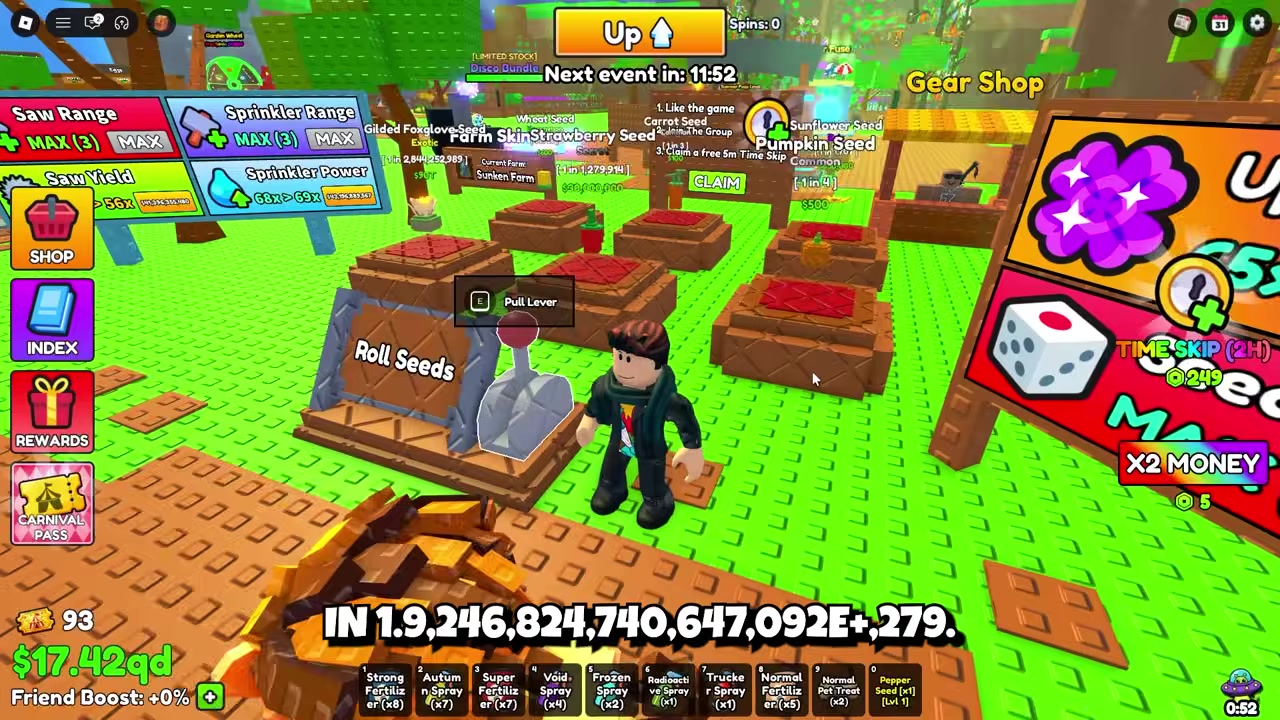 Increase your Seed Rolls