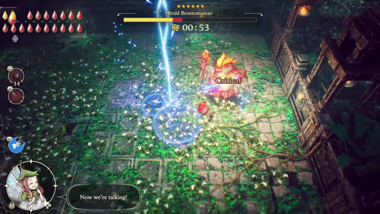 Break the shield with upgraded Bombs