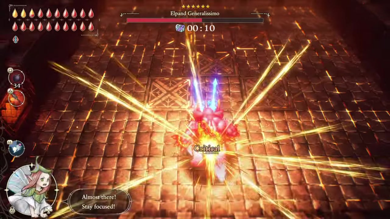 Switch to melee while it is stunned