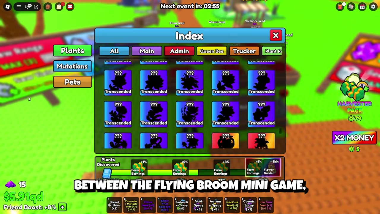 Grab every Magic Dust spawn