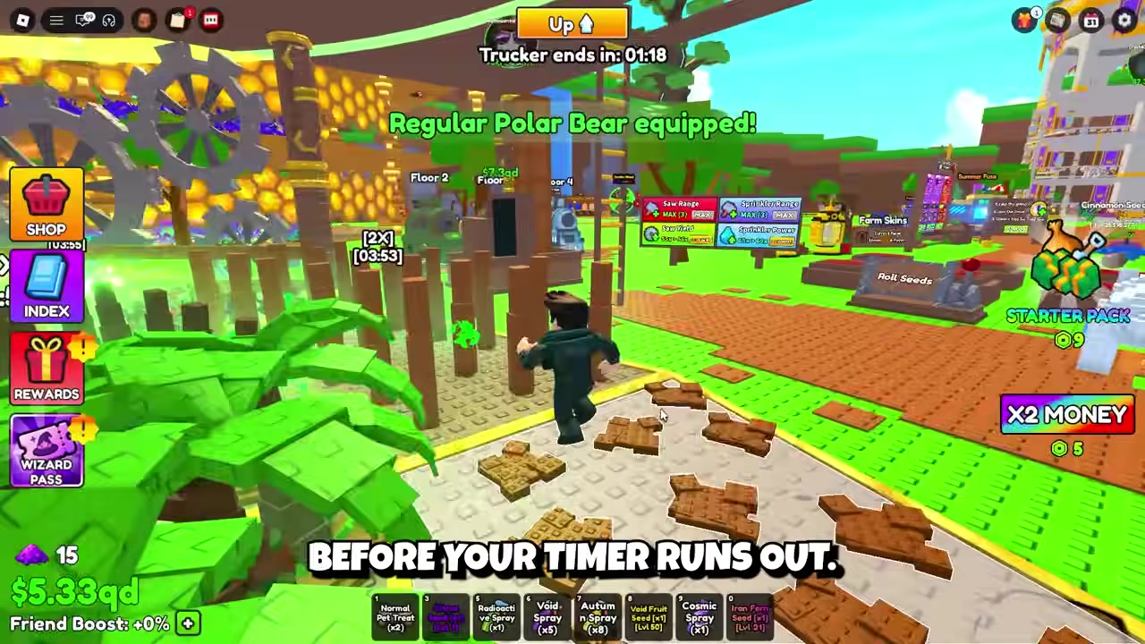 Collect Magic Dust across the map