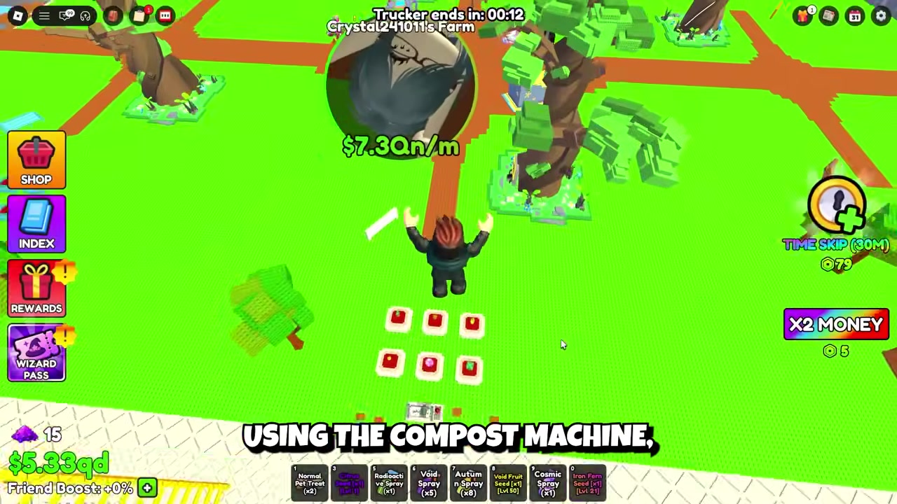 Plant a full farm first