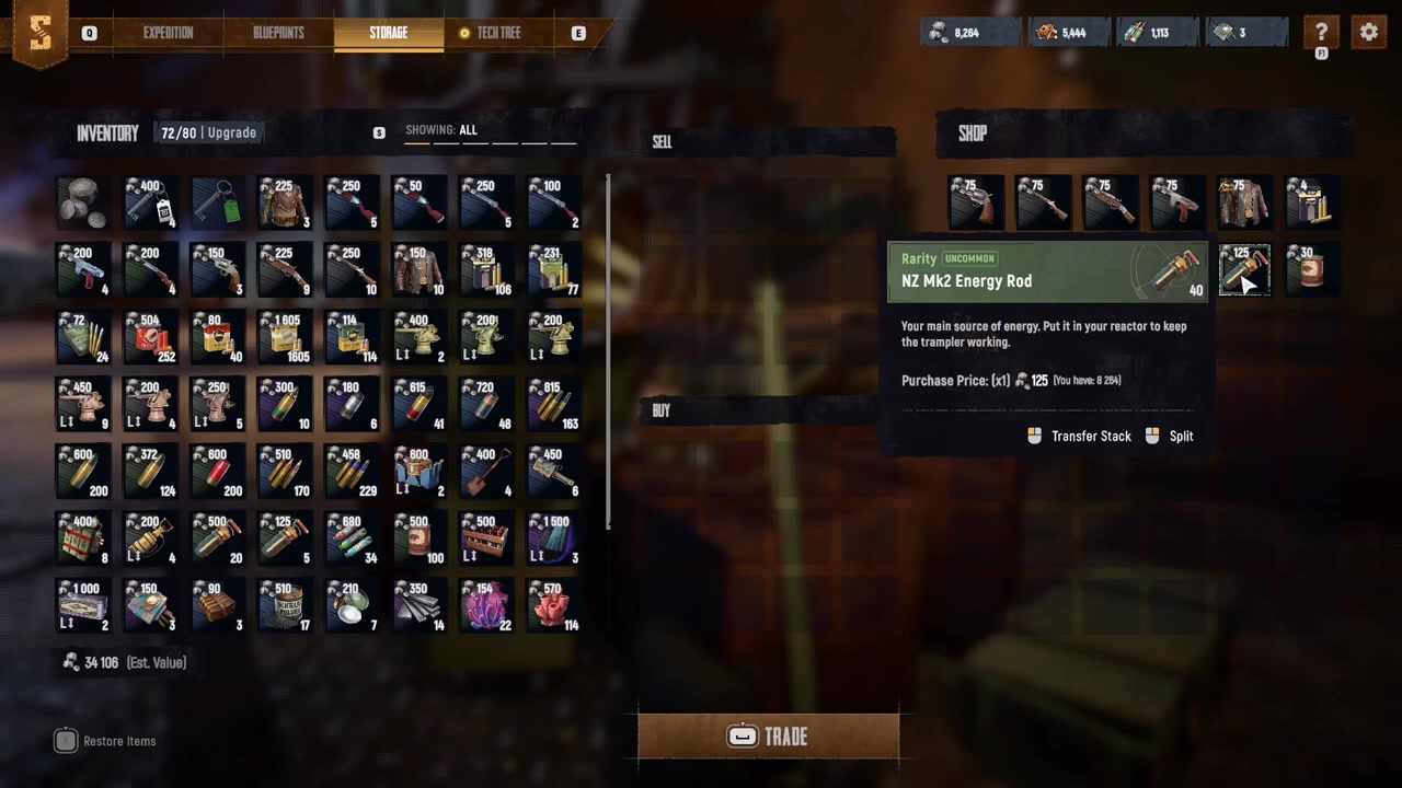Buy rods before raids