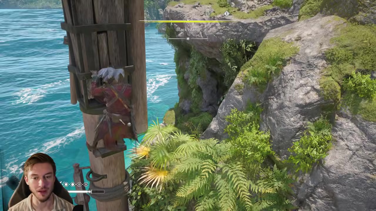 Jump across to the cliff