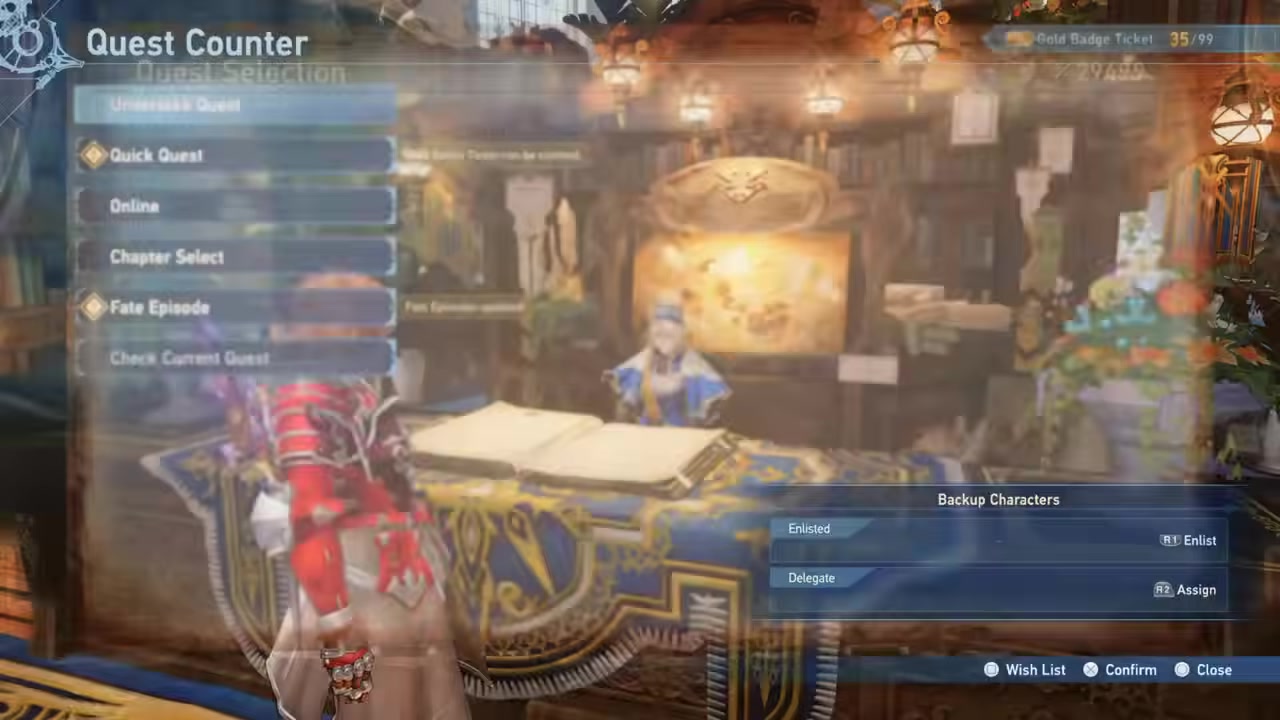 Clear the quest once