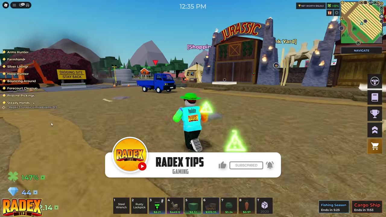 Take the event NPC quest
