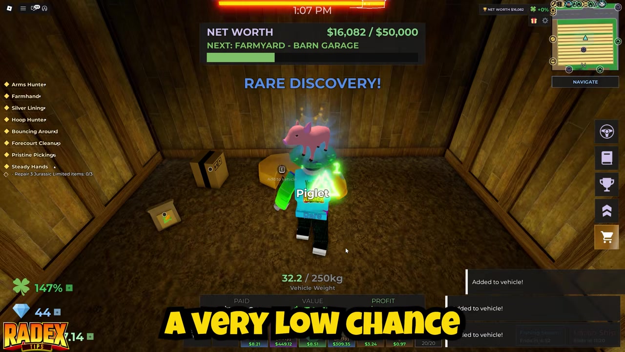 Repair the broken prehistoric items