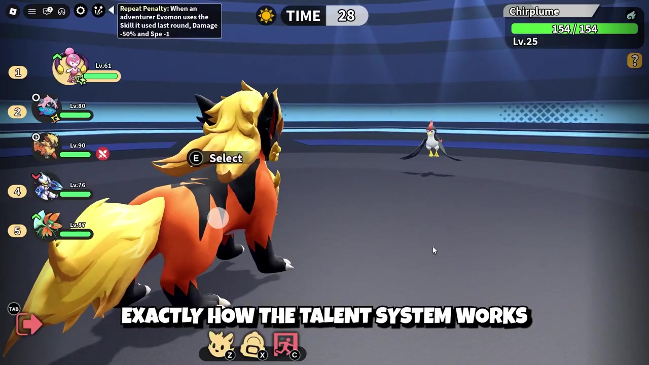 Identify the Evomon's role