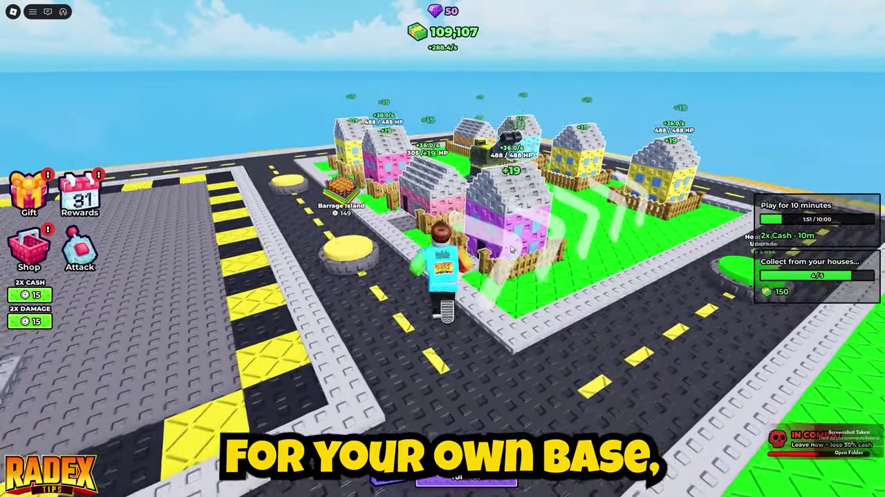 Buy new areas