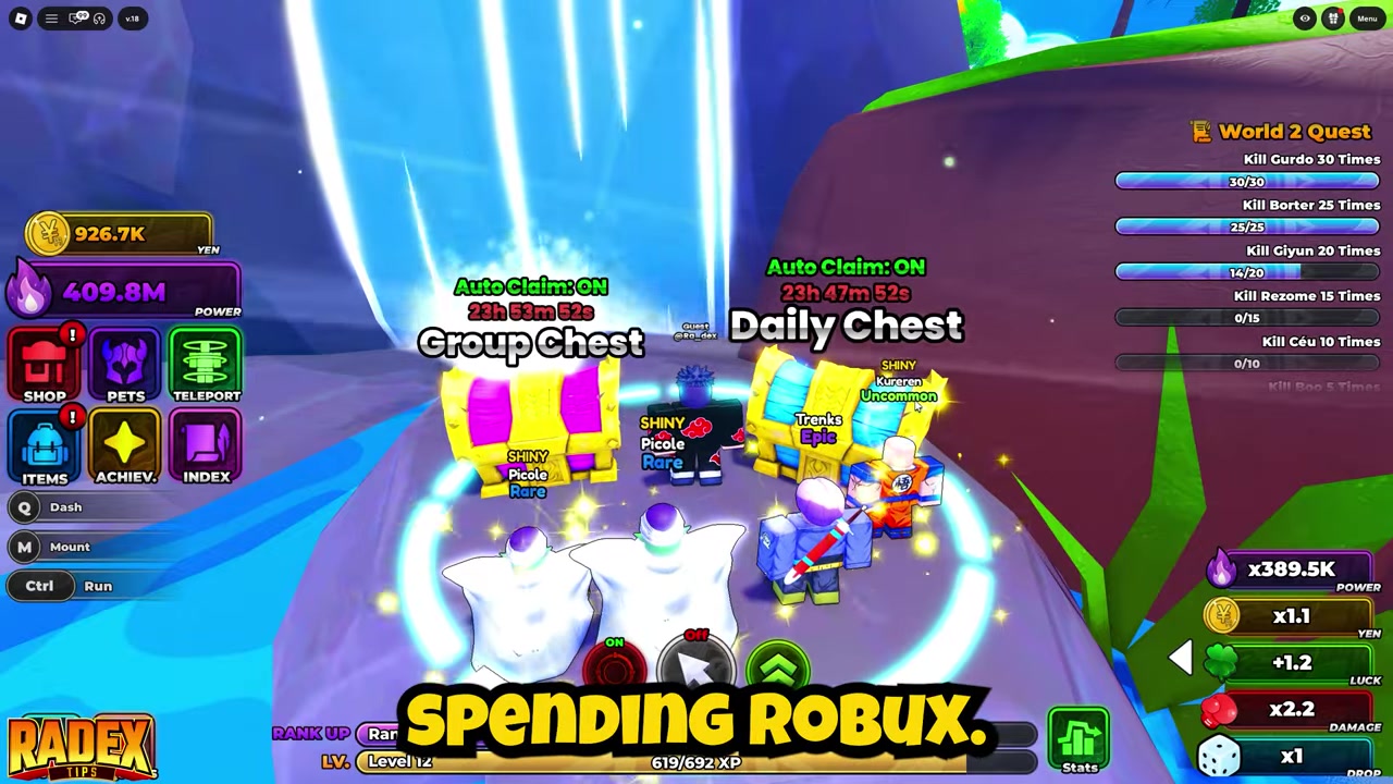 Claim Daily Login Rewards