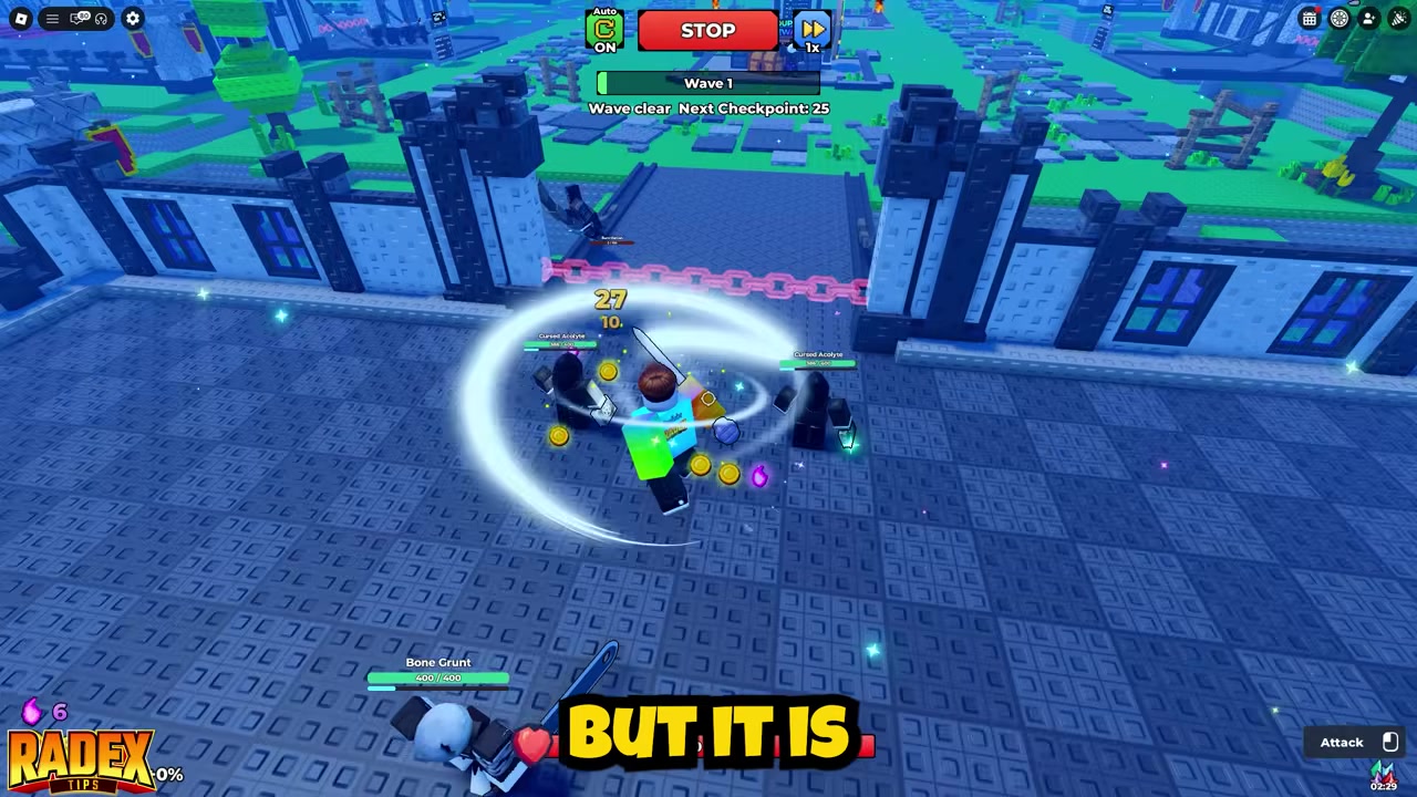 Move attackers to the entrance