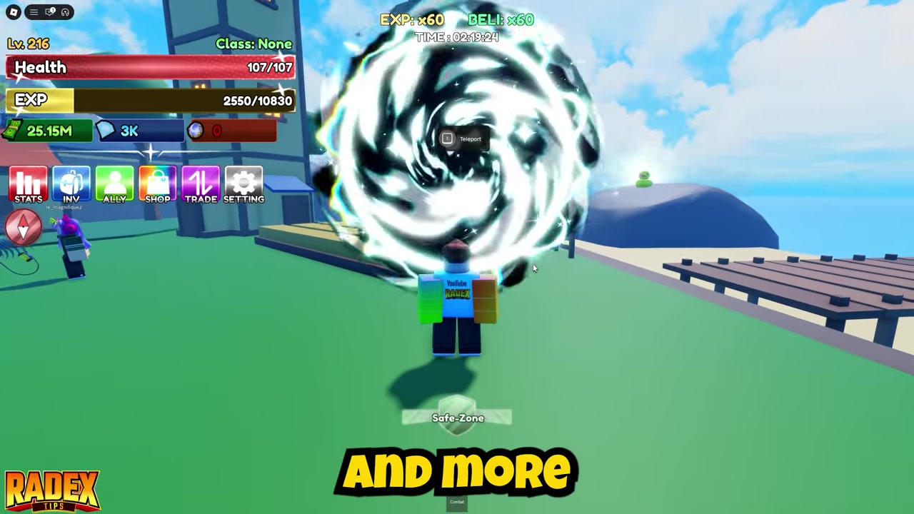 Clear Shadow Sin mobs on Event Island