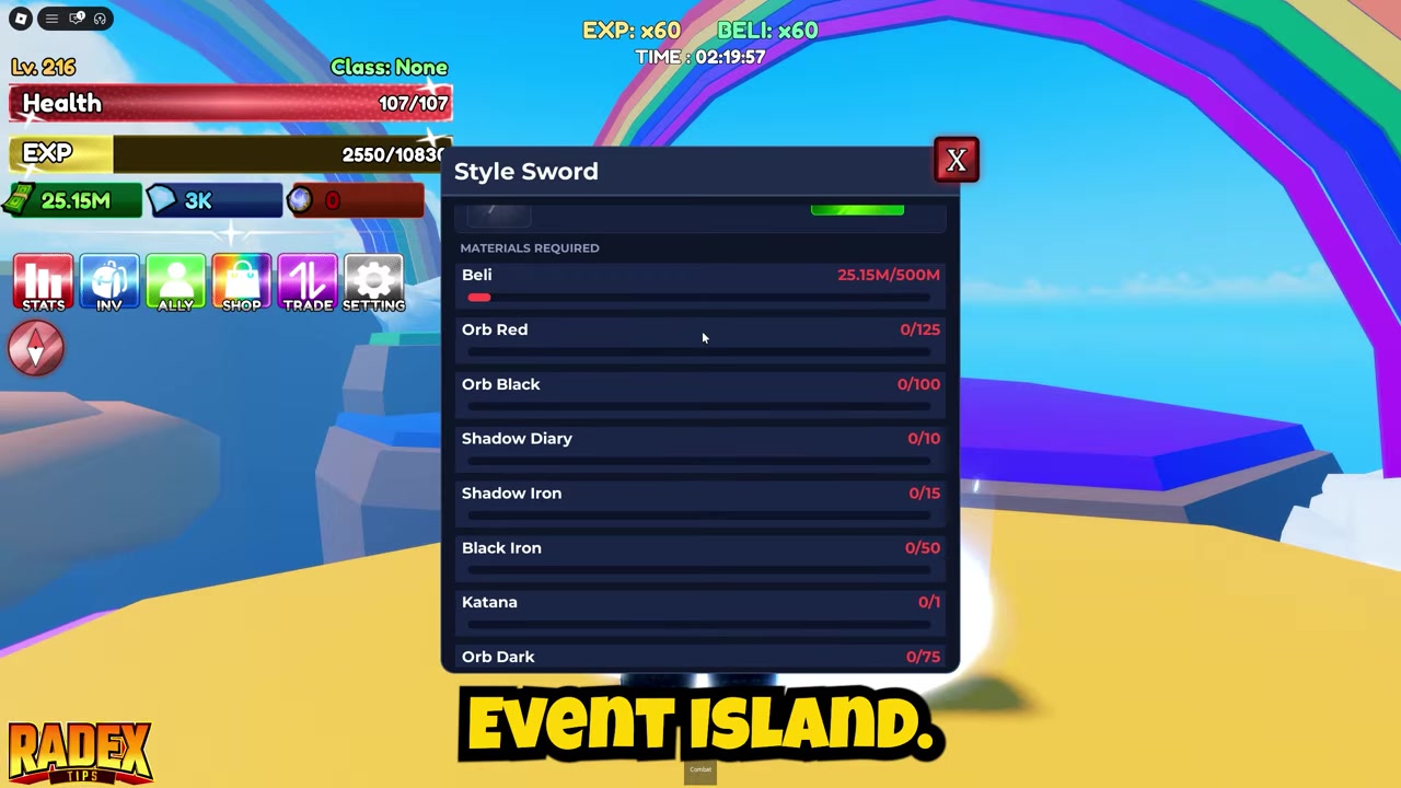 Move to Boss Island for Dark Bacon