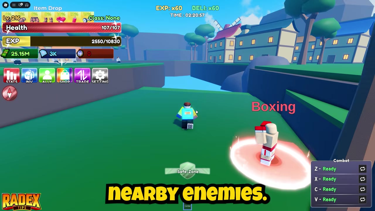 Pop luck potions before boss runs