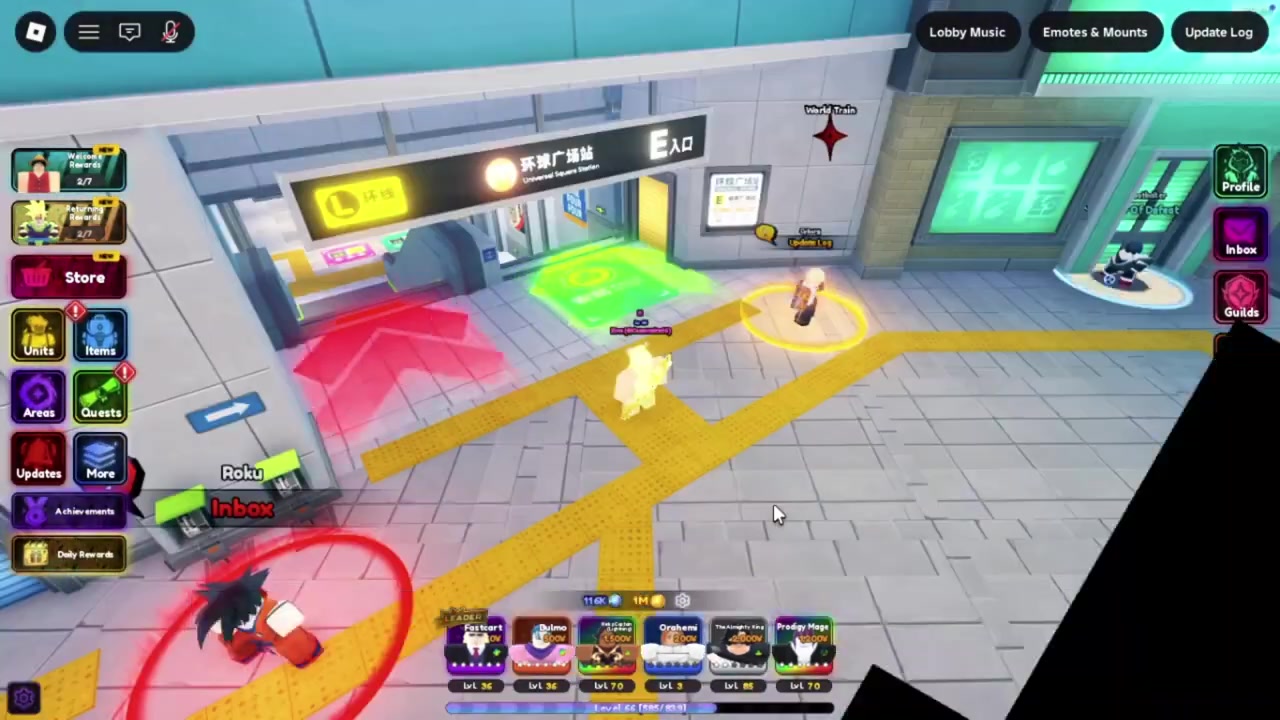 Head to the building