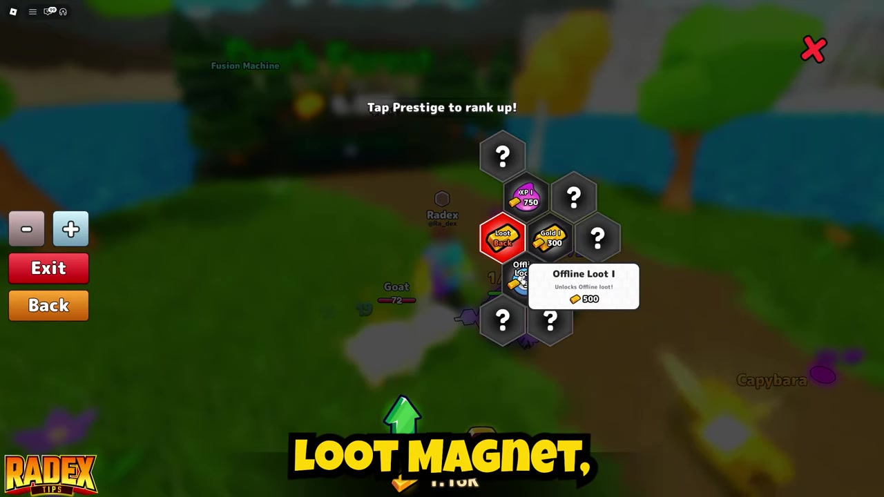 Reinvest into economy and loot tools