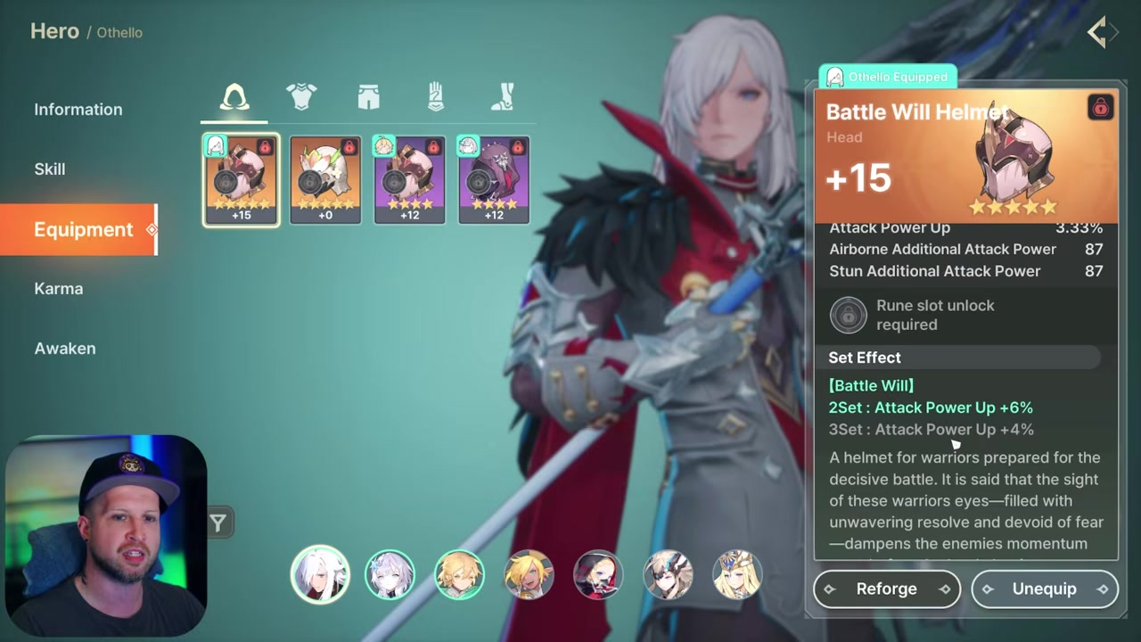 Check the slot Prioritize pieces with a strong main stat for that armor slot, especially the chest.