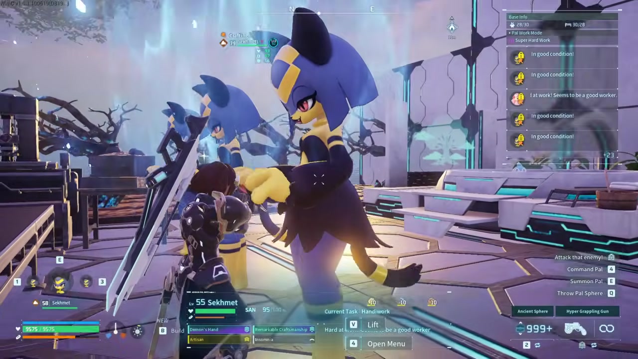 Let the base settle