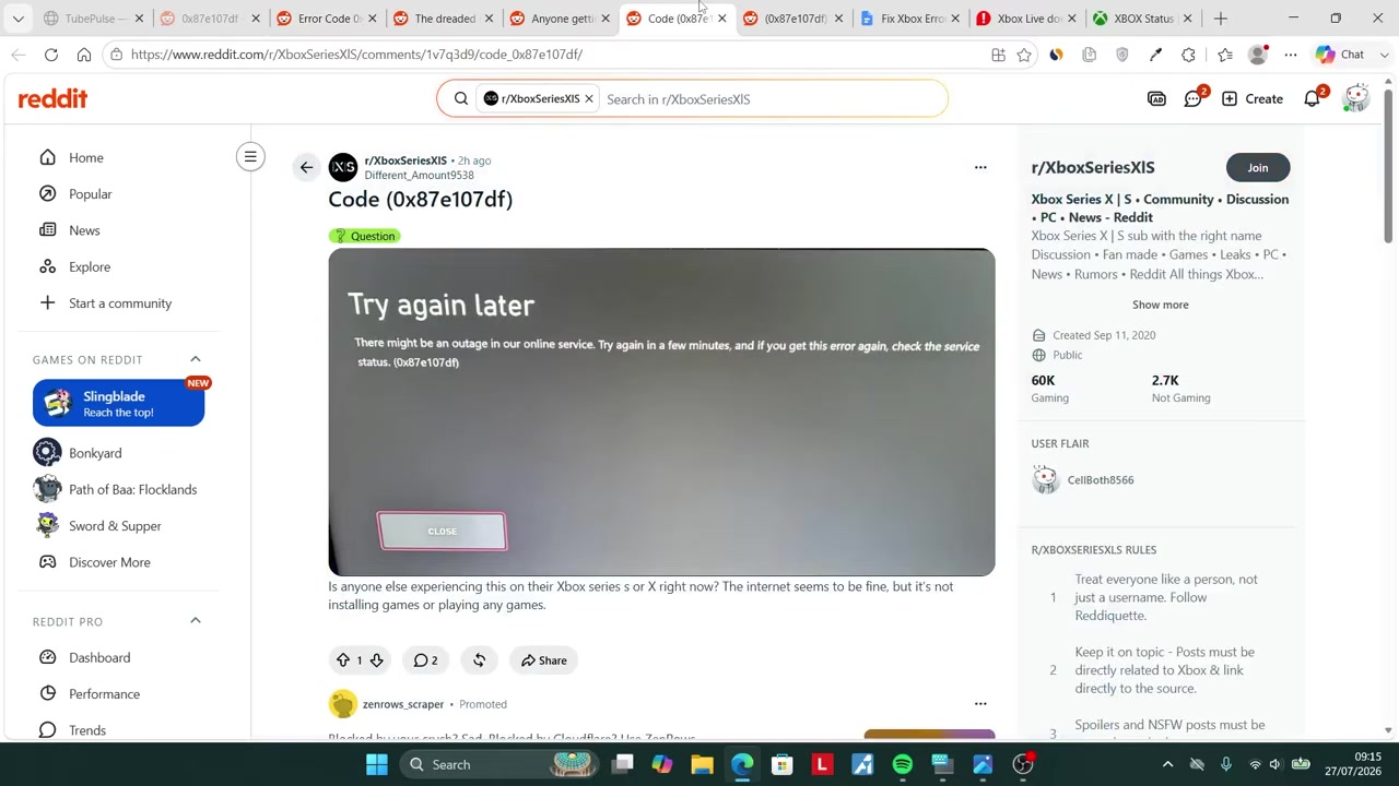 Open Network settings