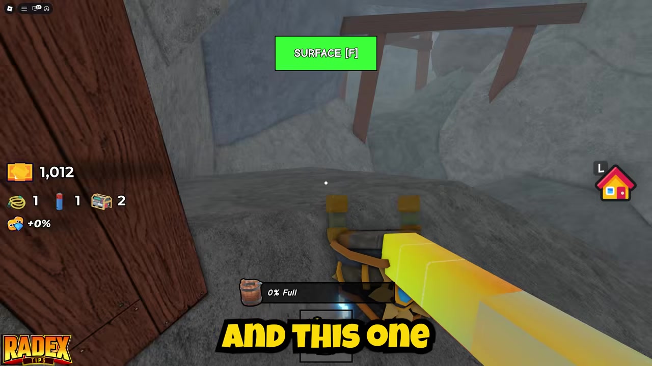 Drain the back of the mine Work through the back section of the mine and keep removing water there.