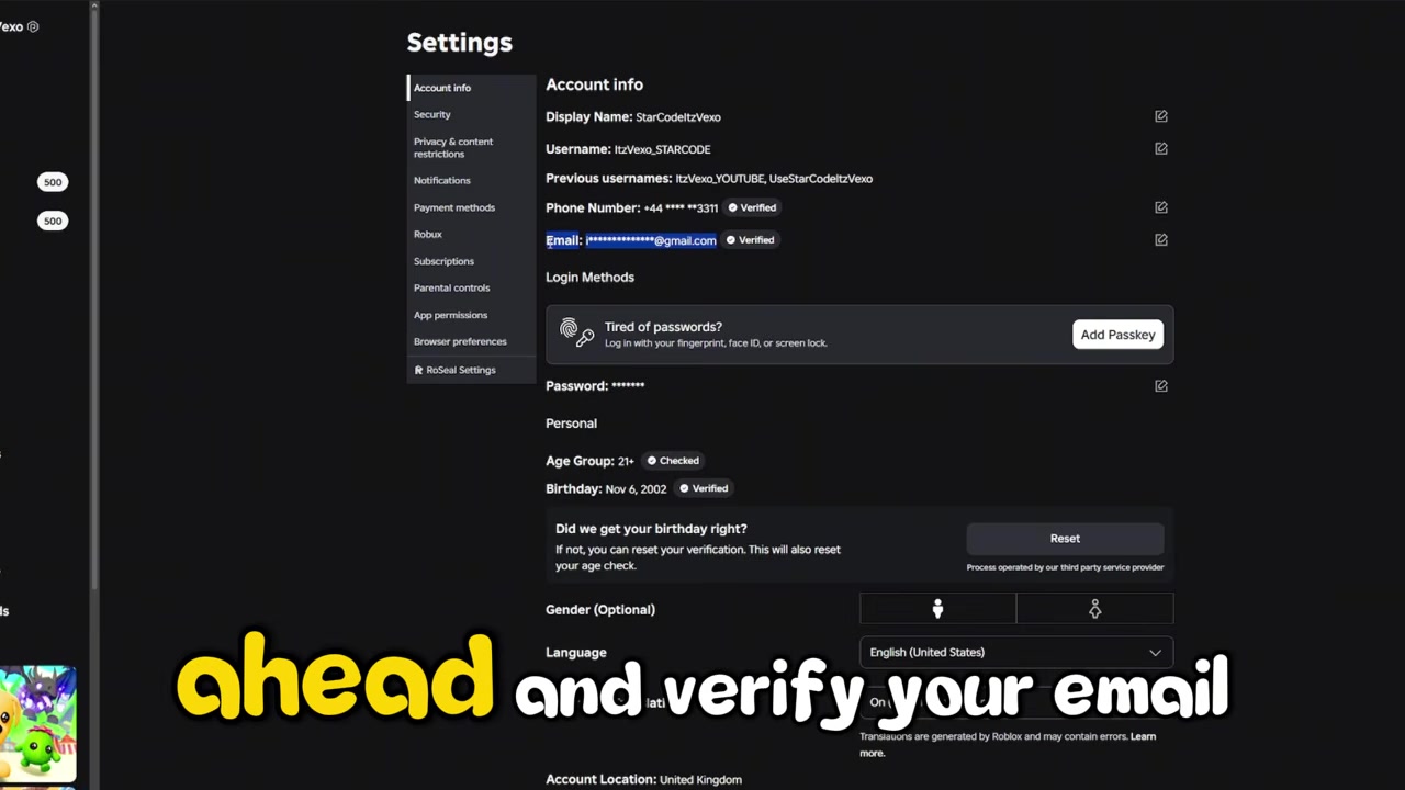 Verify your age
