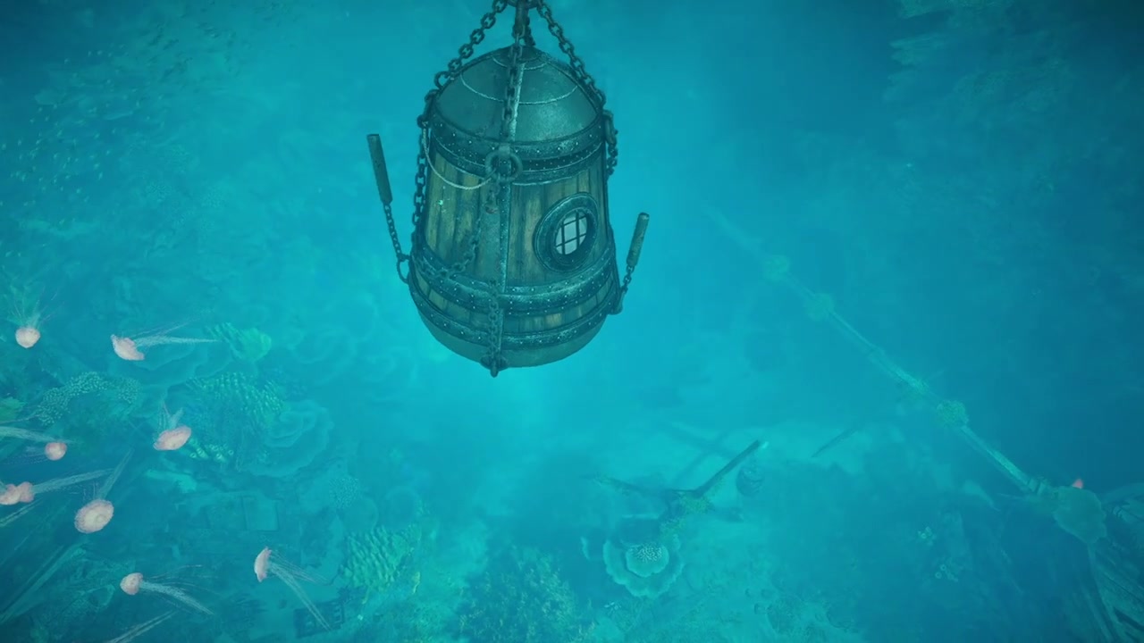 Descend into the wreck area