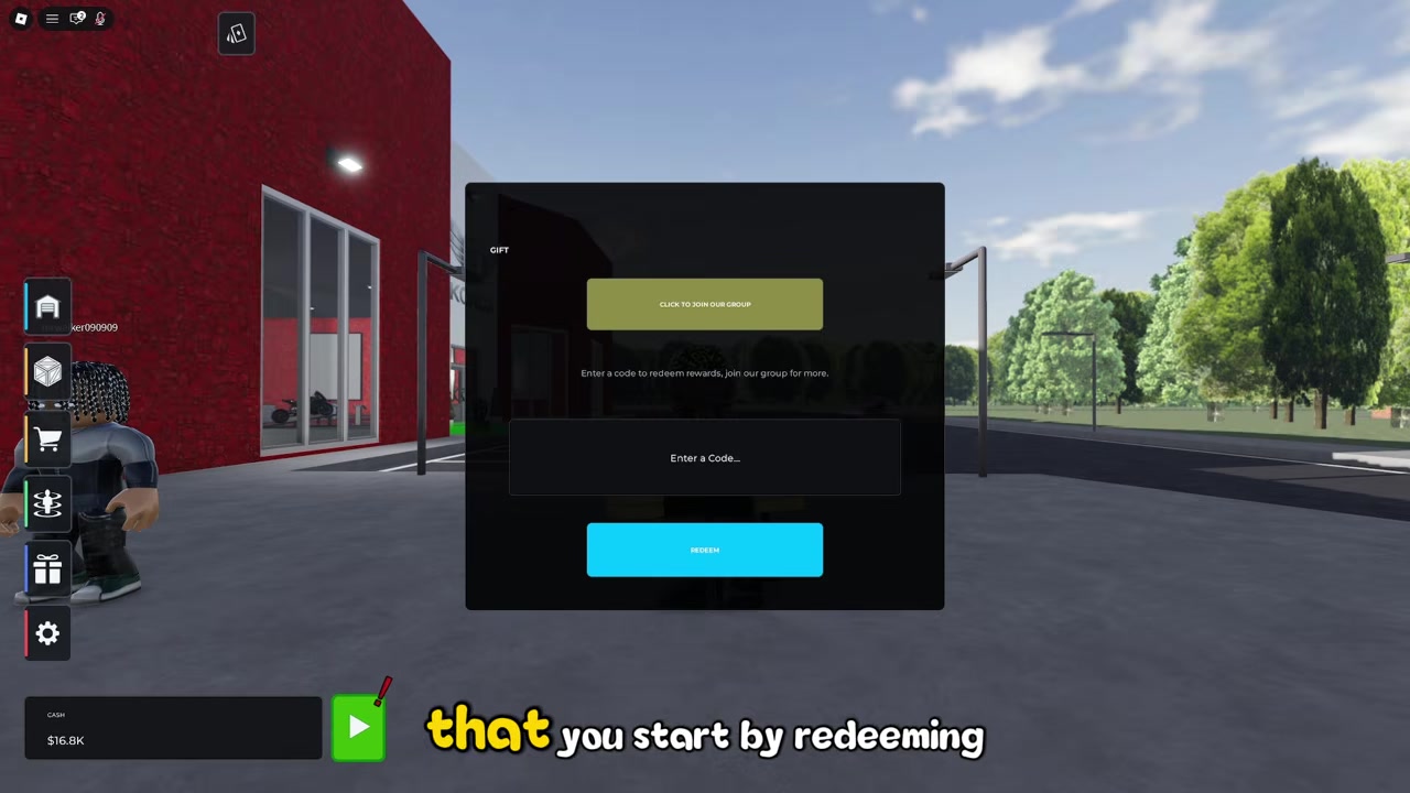 Redeem the current codes