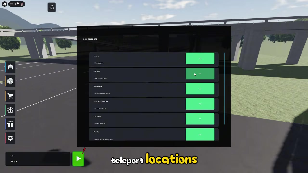 Teleport to the Highway