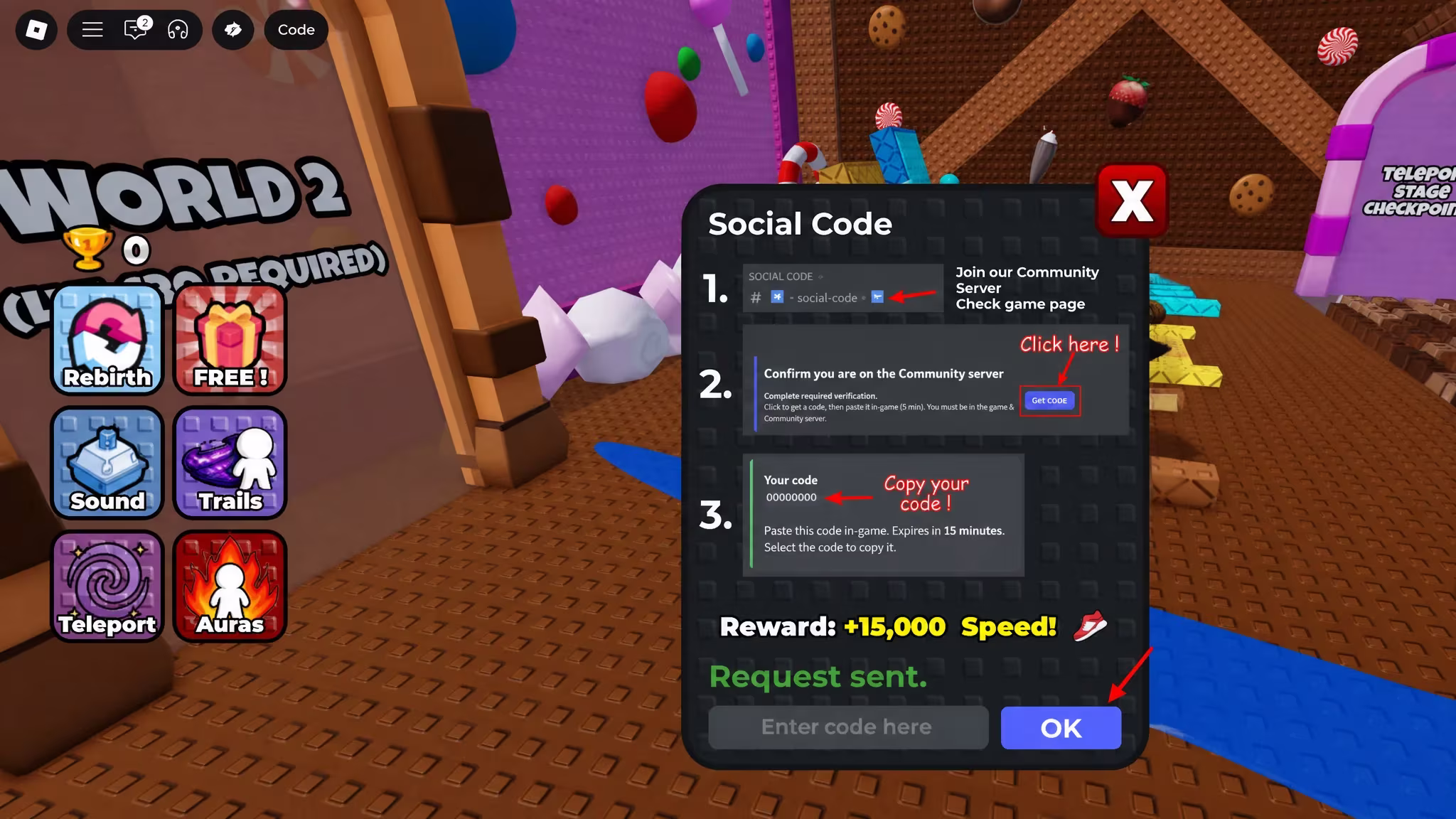 Redeem 1 Speed Keyboard Escape Codes