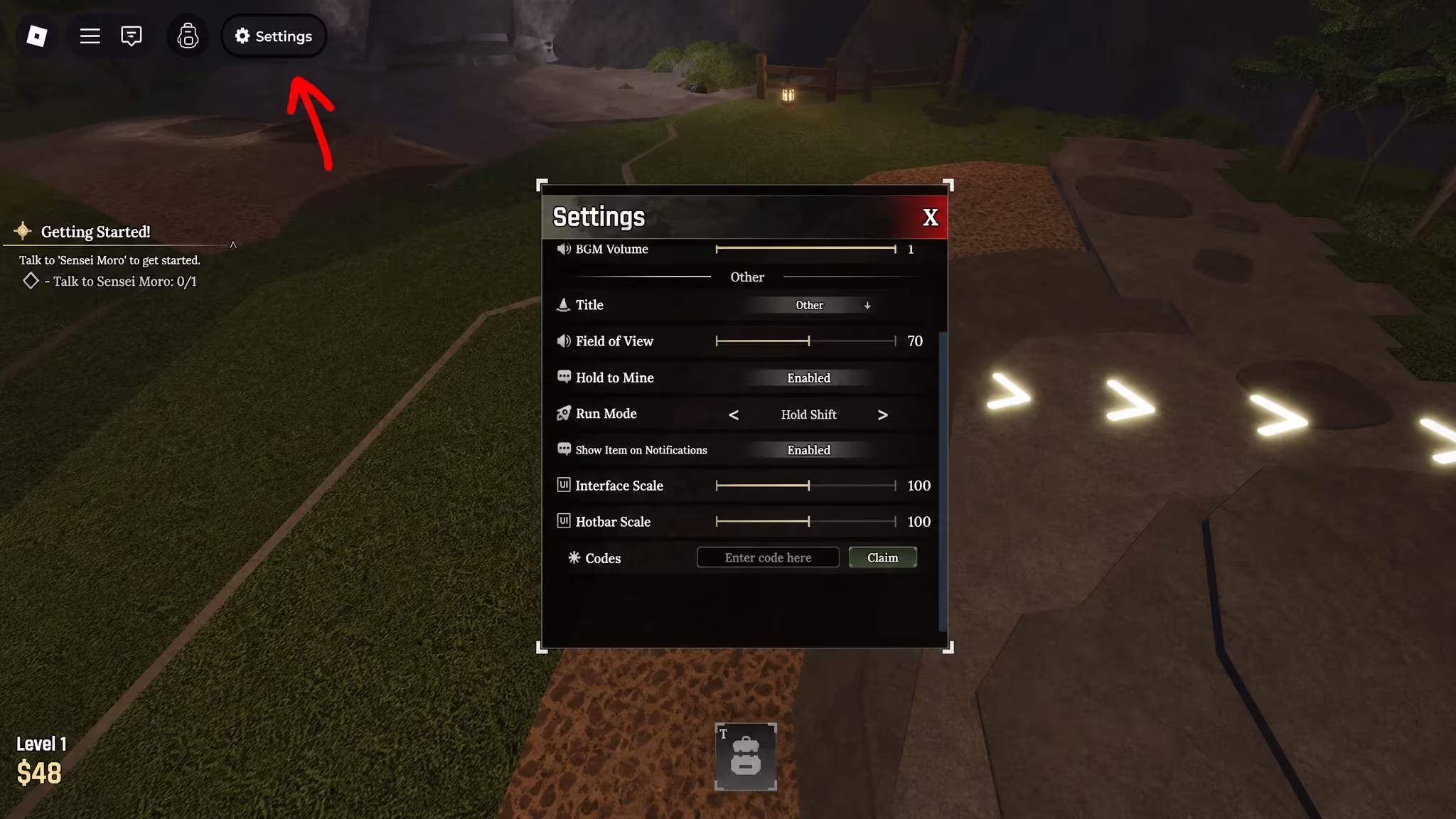 How to redeem The Forge codes